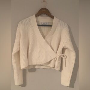 Petal + Pup Wrap Sweater